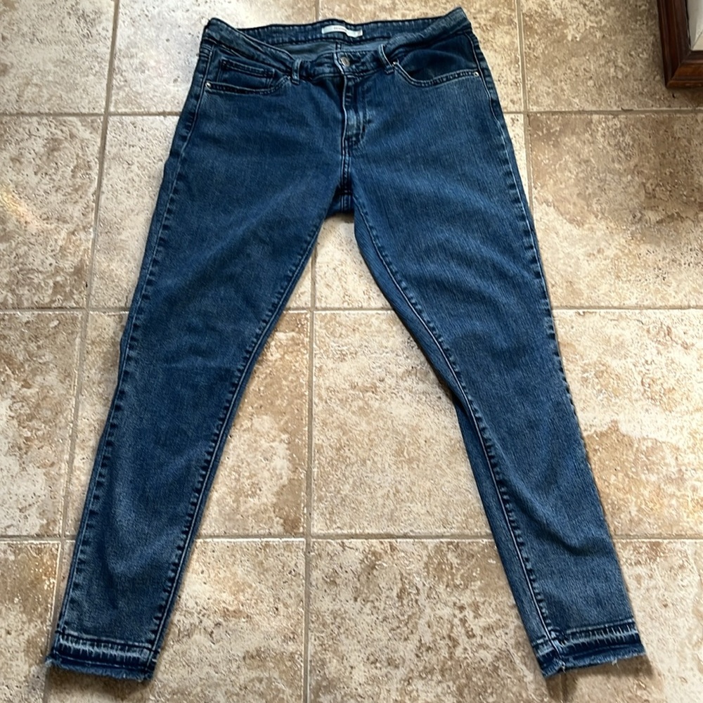 Levi 711 SKINNY Jeans Midrise Cropped 31
